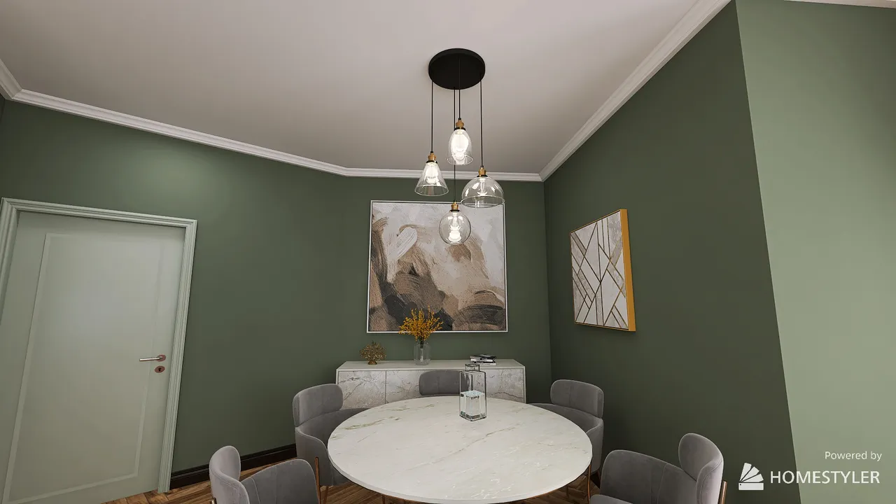 LivingDiningRoom 3d design renderings