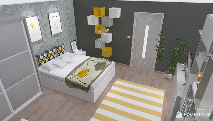 Teenager's Room 3d design picture 23.72