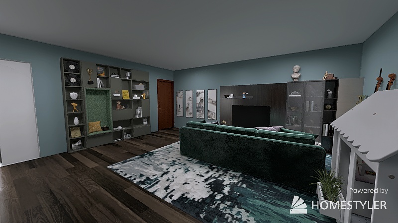 Living Room 3d design renderings