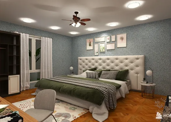 One Bedroom House Design Rendering