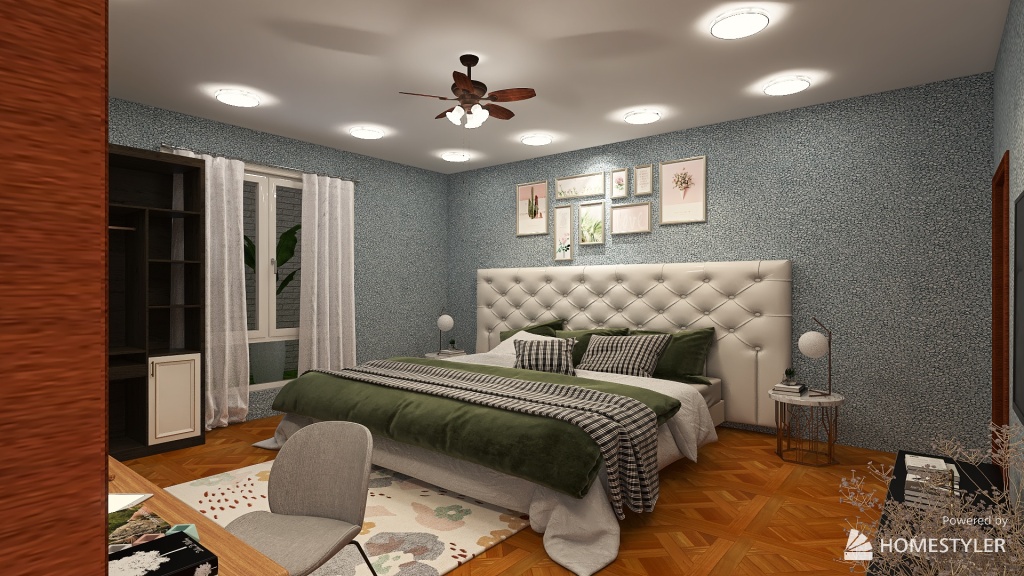 One Bedroom House 3d design renderings