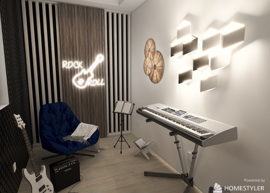 Music room Design Rendering