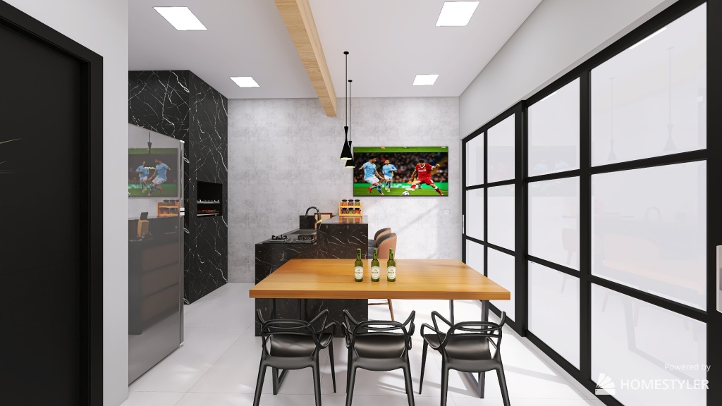 Casa Bernardo e Joice 3d design renderings
