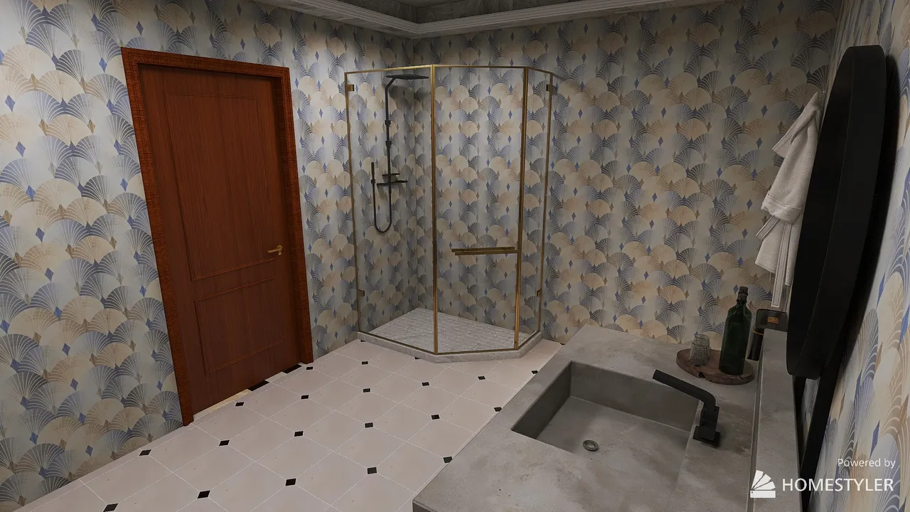 Bathroom 3d design renderings