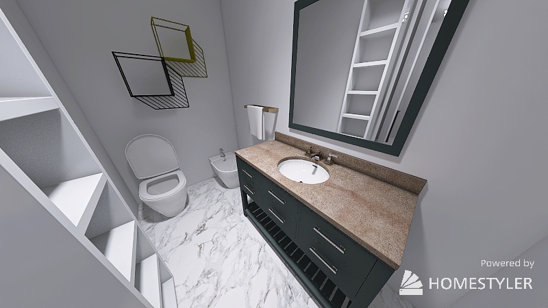 full bath 3d design renderings