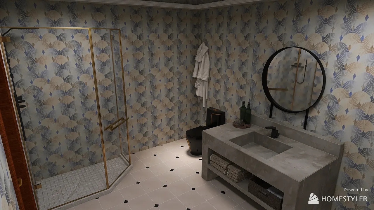 Bathroom 3d design renderings