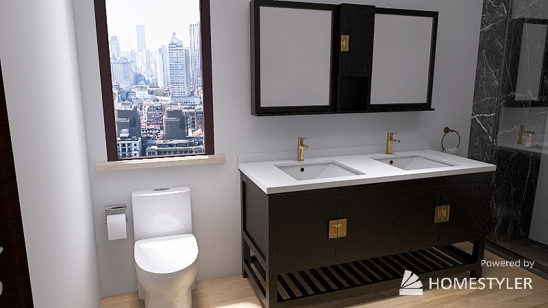 Master Bathroom 3d design renderings