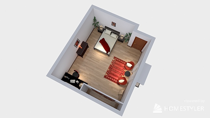 REMPEL Bedroom floor plan 3d design picture 34.42