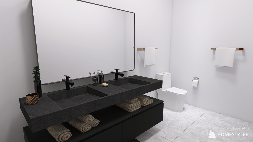 3 Bedroom , 3 bathroom Spacious House 3d design renderings
