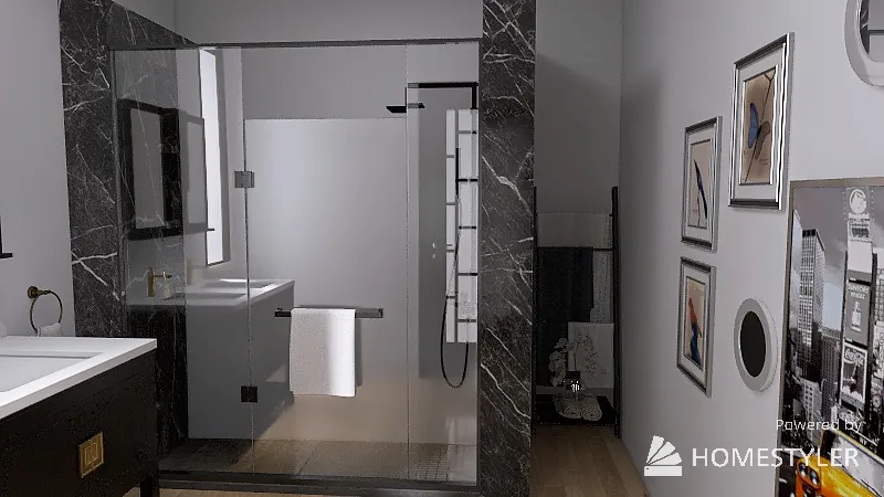 MasterBathroom 3d design renderings