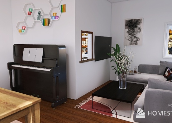 Copy - living room research Design Rendering