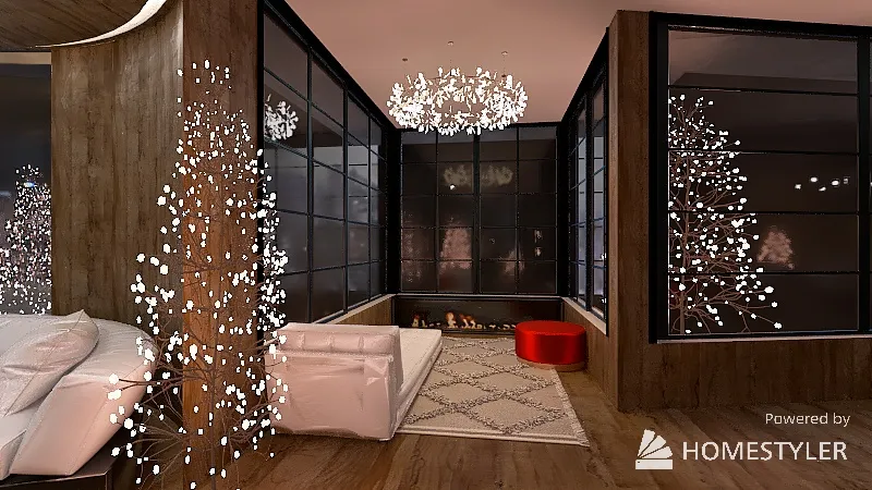 Gingerbread Man Room - CHRISTMAS cHALET 3d design renderings