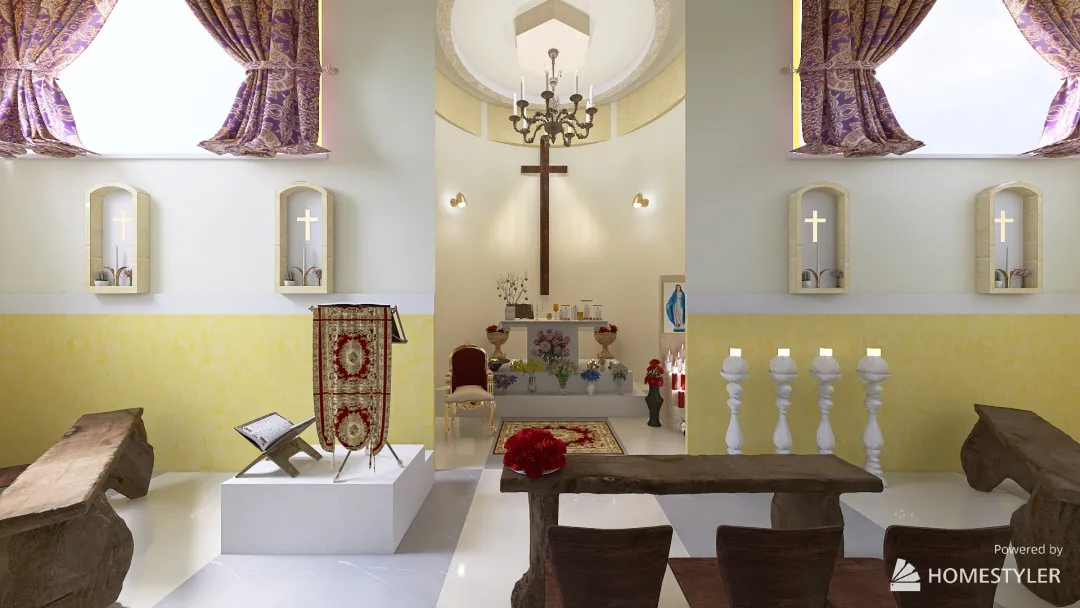 Gingerbread Man Room - The Church 3d design renderings
