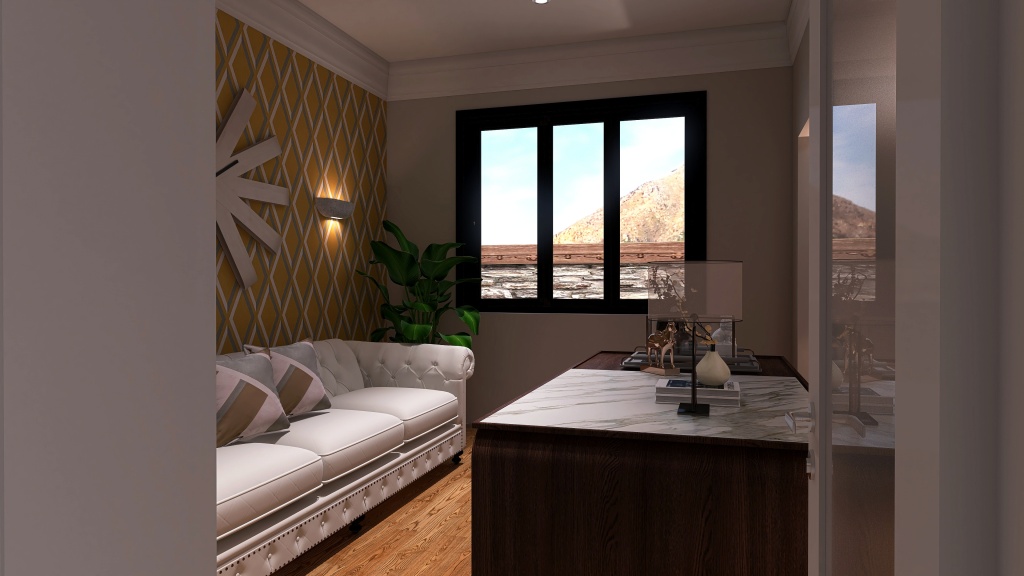 Modern Top Of The Hill 3d design renderings