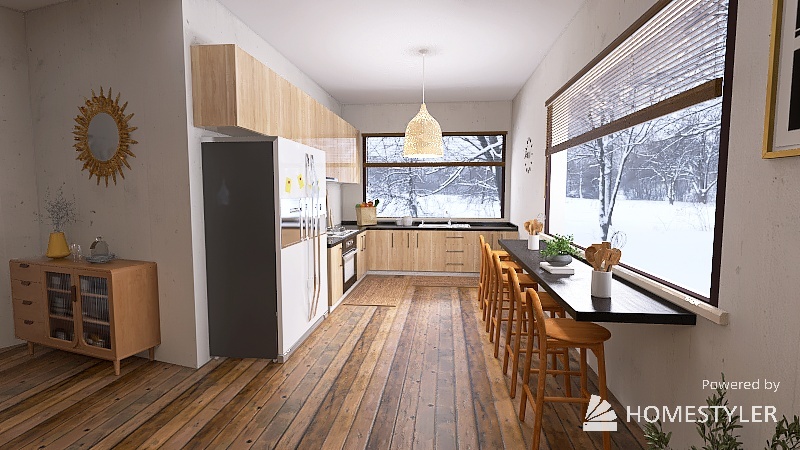 maison en pain d' épice 3d design renderings