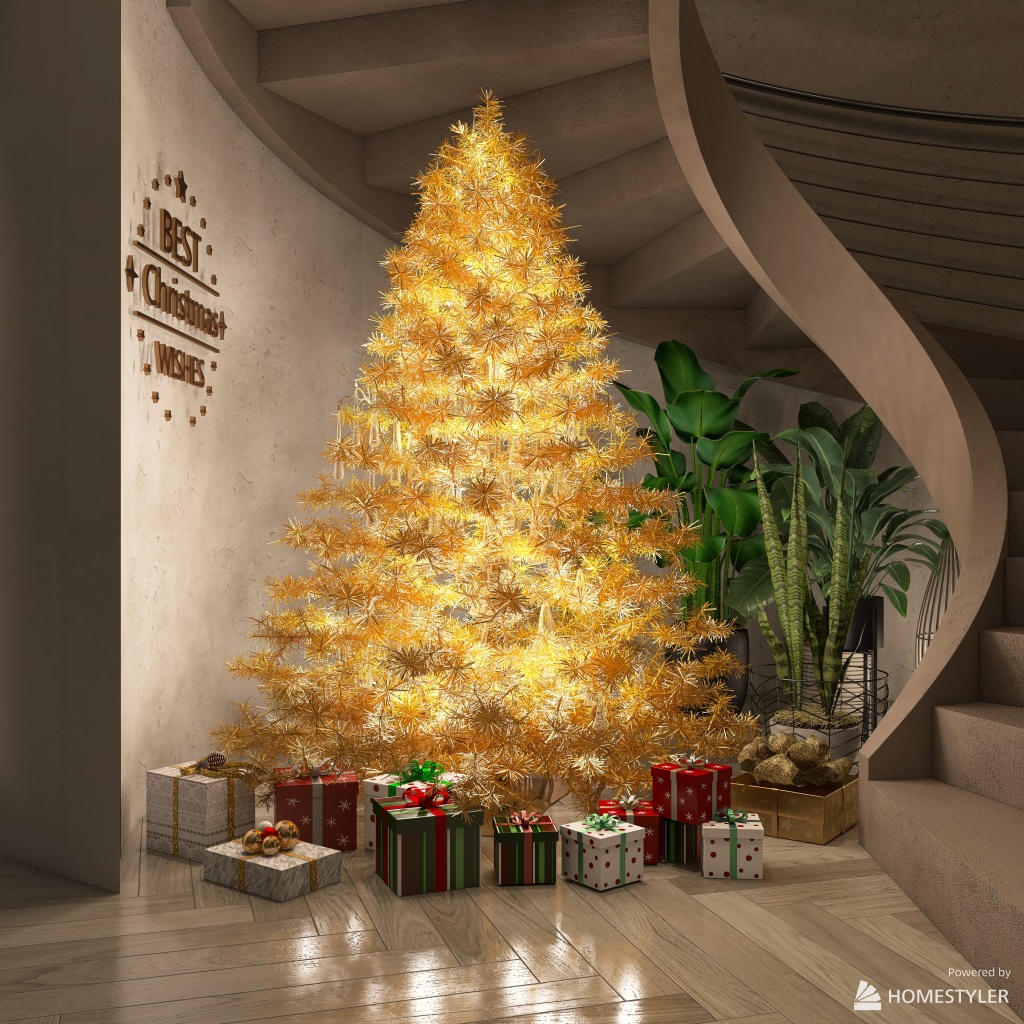 Ginger Tree #Gingerbread Man Room 3d design renderings