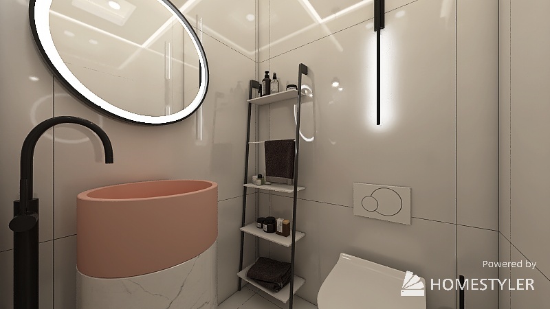 Chorzów_ dwupoziomowe mieszkanie 3d design renderings