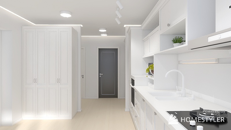 Chorzów_ dwupoziomowe mieszkanie 3d design renderings