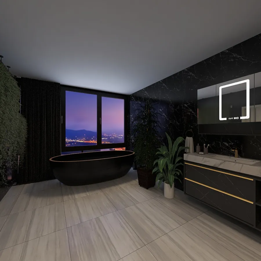 одно комнатная квартира 3d design renderings