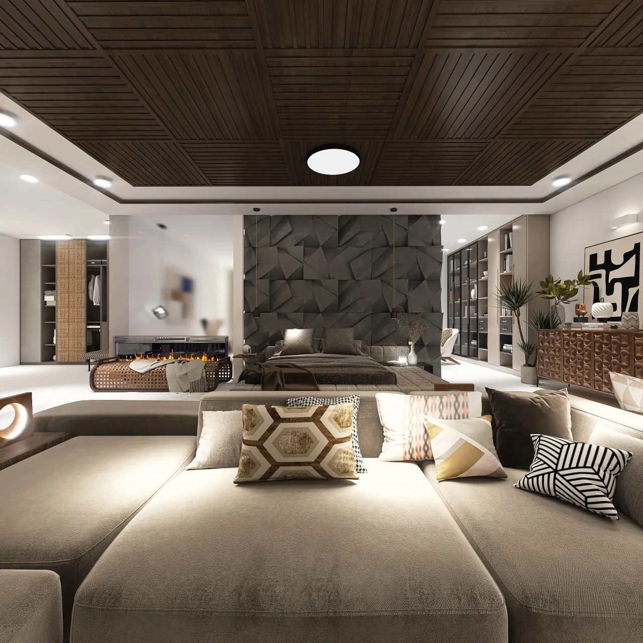 MasterBedroom 3d design renderings