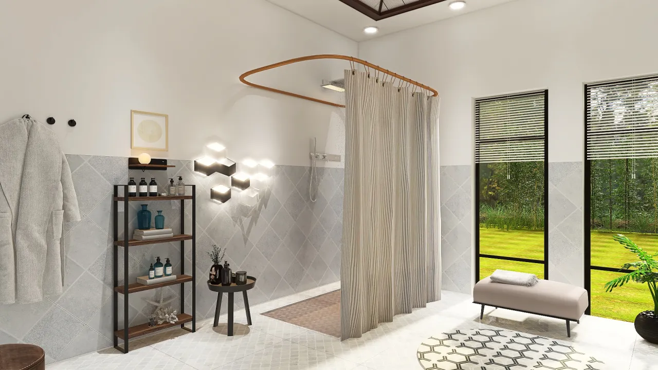 Bathroom 3d design renderings