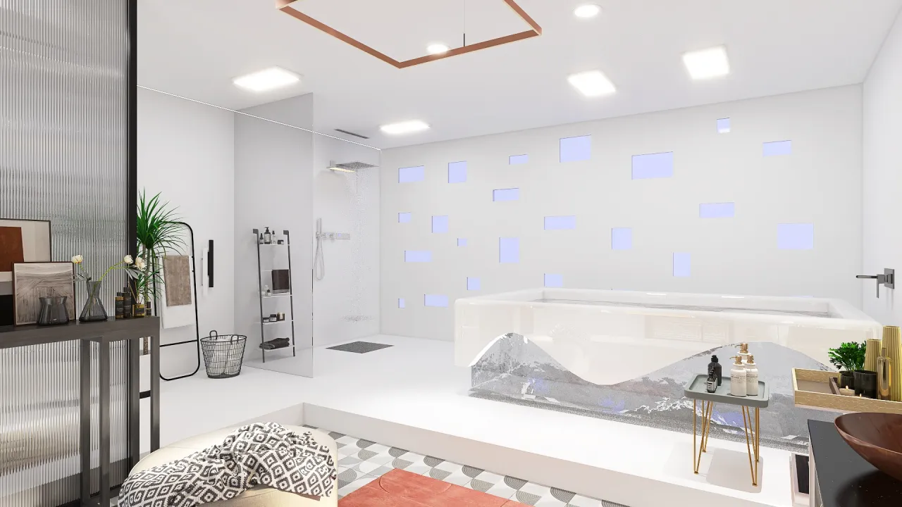 MasterBathroom 3d design renderings