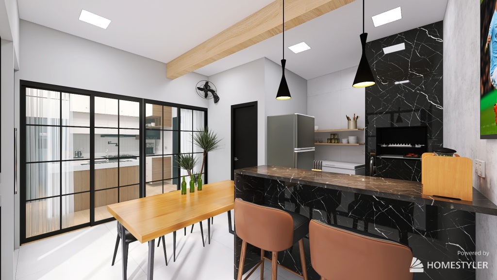 Casa Bernardo e Joice 3d design renderings