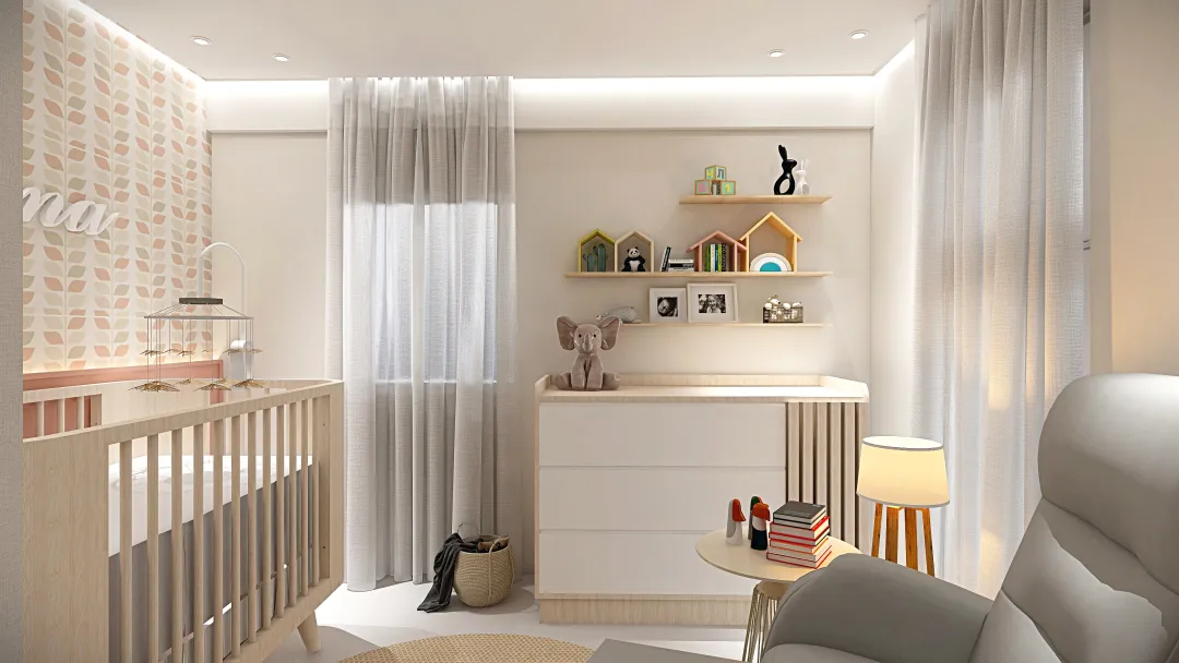 Baby's room-Adriana 3d design renderings