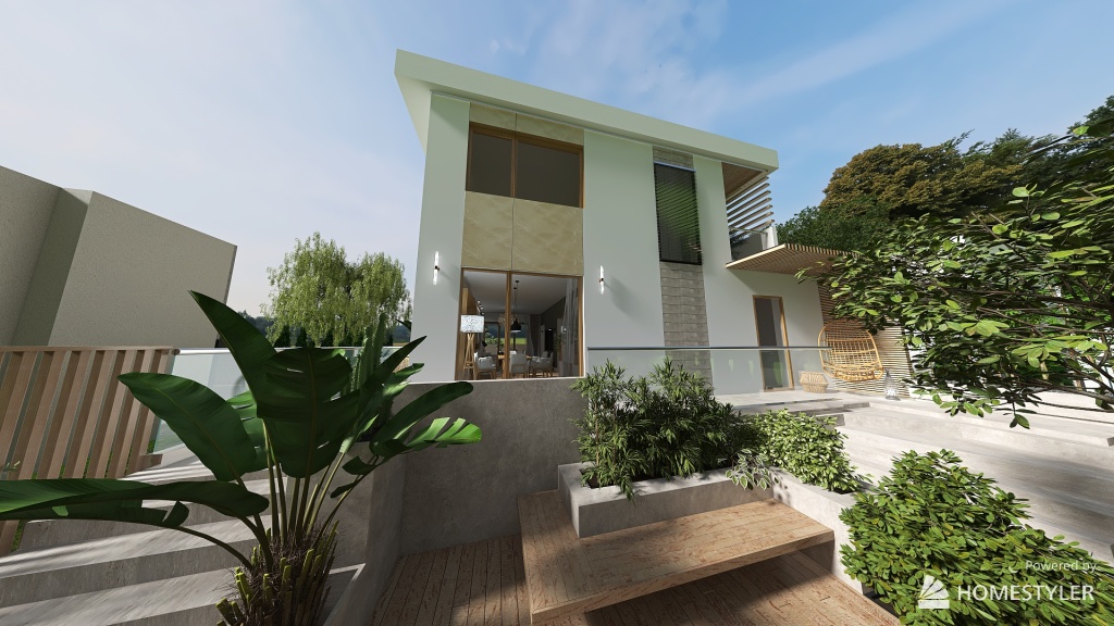 Cube Villa 3d design renderings