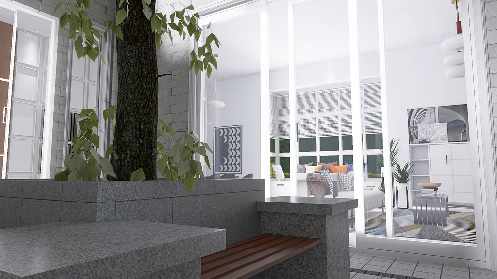 Courtyard1 3d design renderings