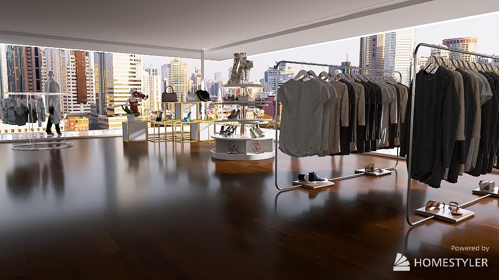 Mini Mall 3d design renderings