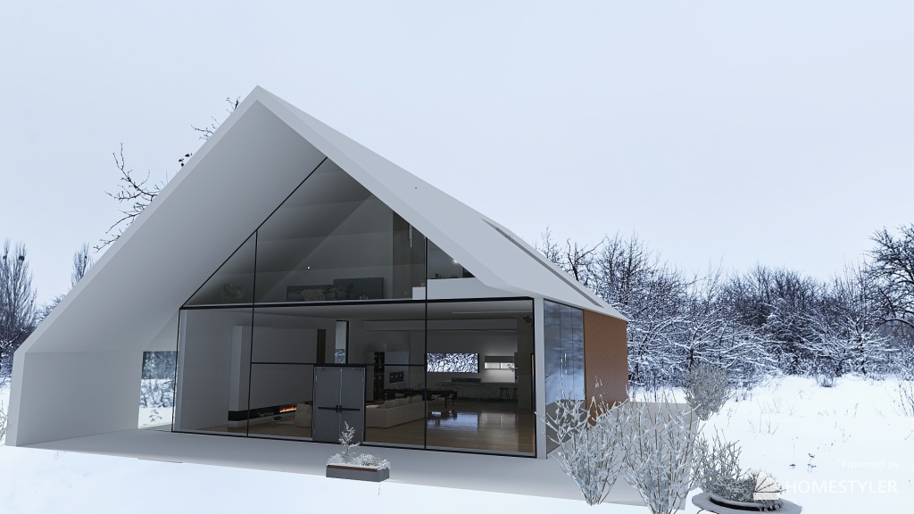 In the snow 3d design renderings