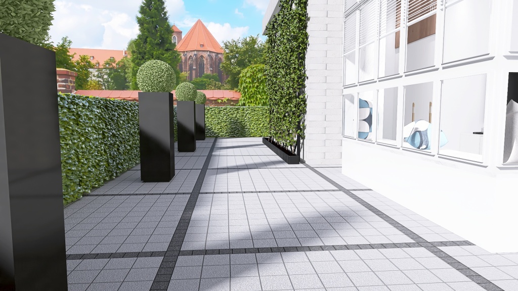 Geometric: Labyrinth house 3d design renderings