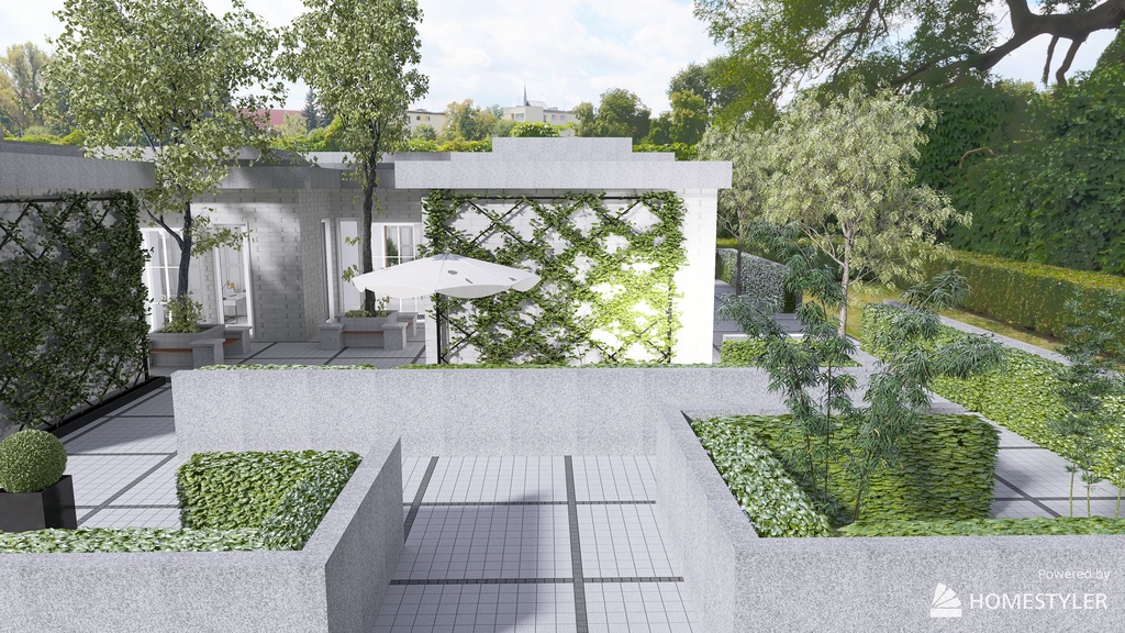 Geometric: Labyrinth house 3d design renderings