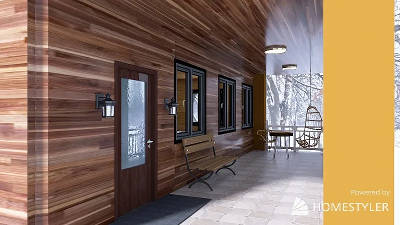 Ski House 3d design renderings