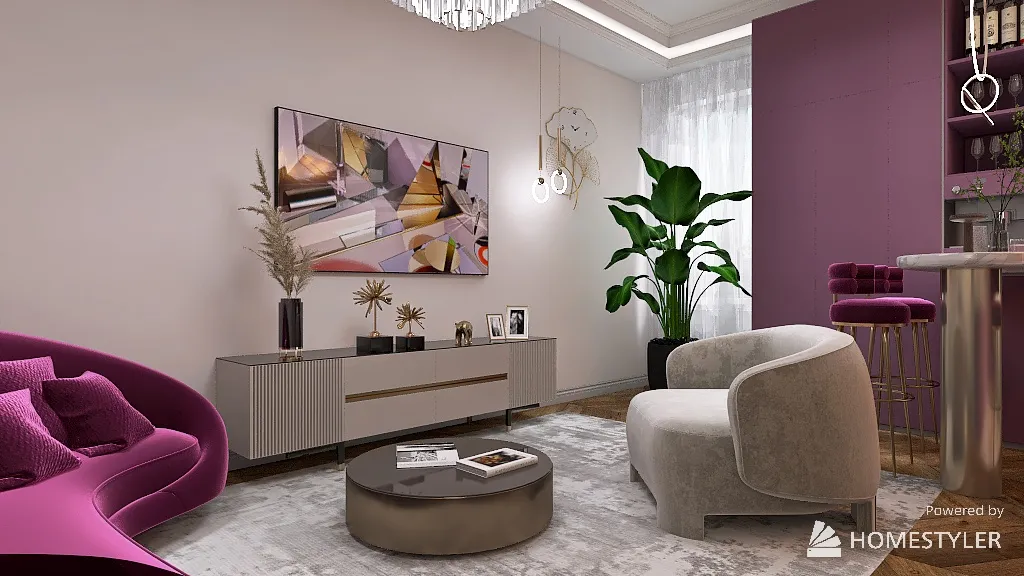 LivingRoom 3d design renderings