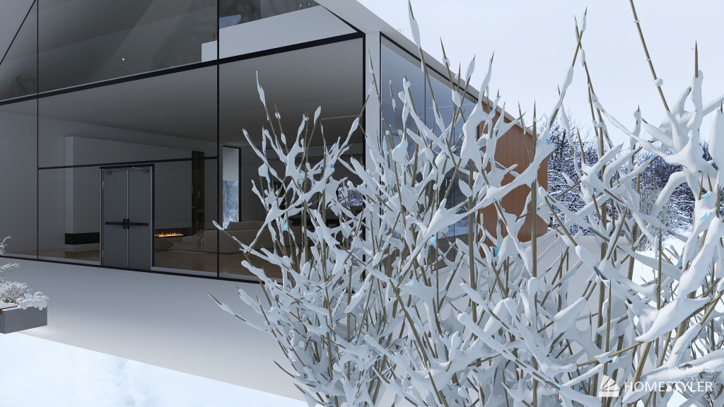 In the snow 3d design renderings