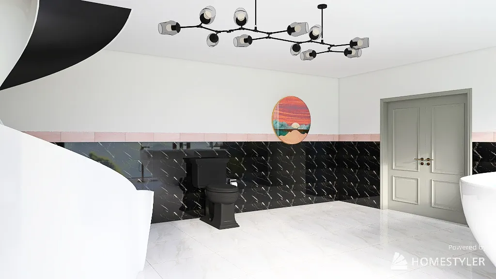 Bathroom 3d design renderings