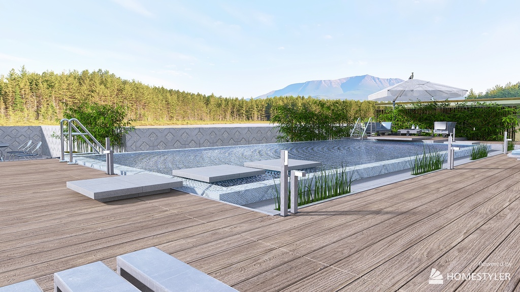Terrace 3d design renderings