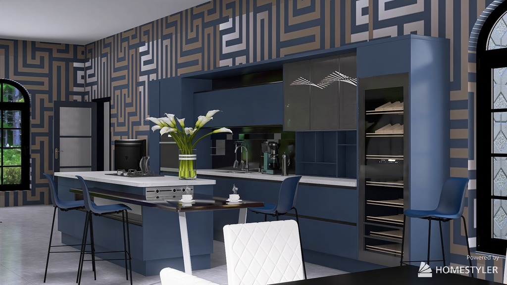 Kitchen /diner 3d design renderings