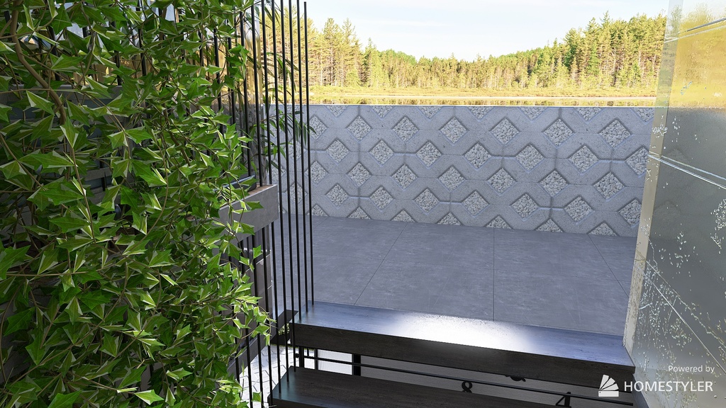 Terrace 3d design renderings