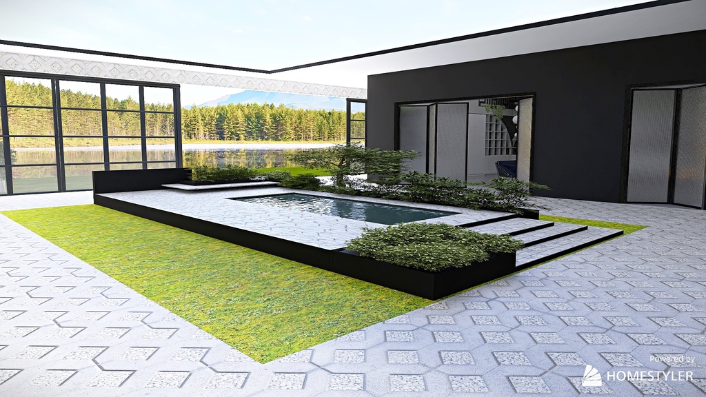 garden 3d design renderings