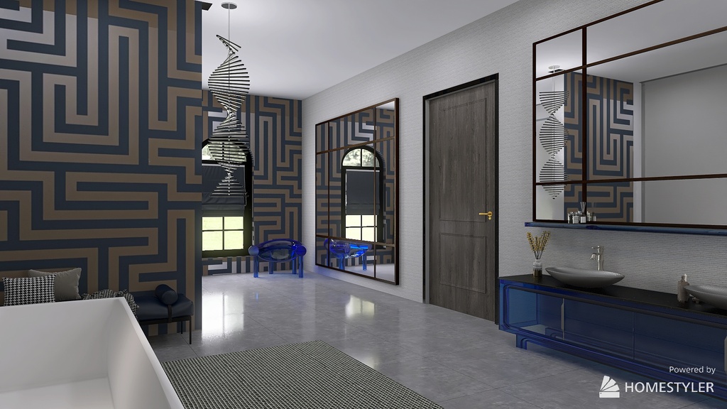 Bathroom 3d design renderings