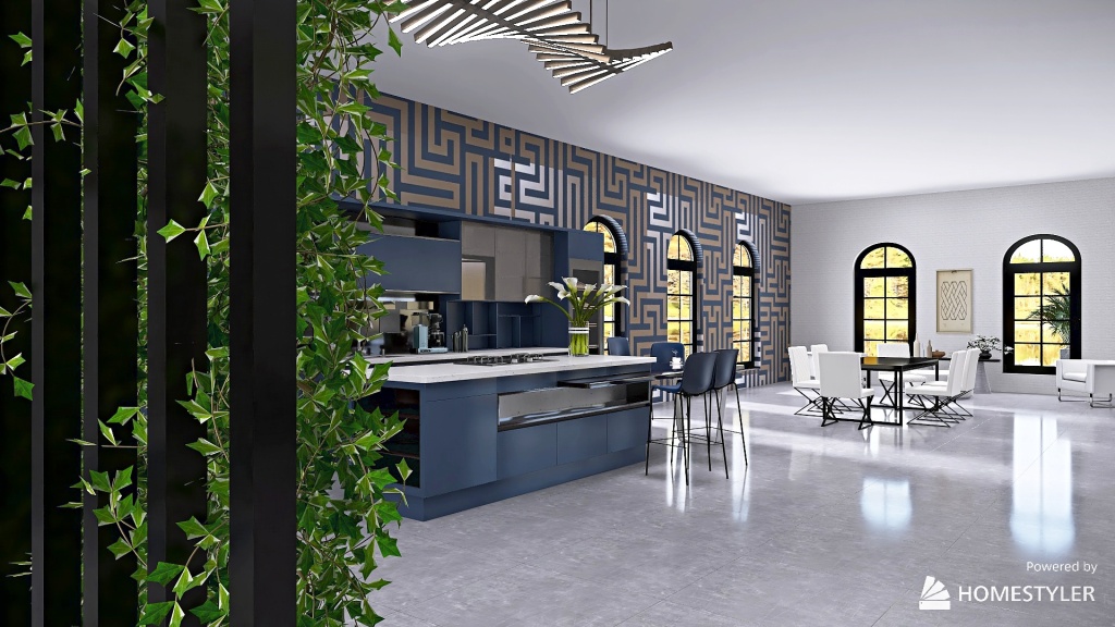 Kitchen /diner 3d design renderings