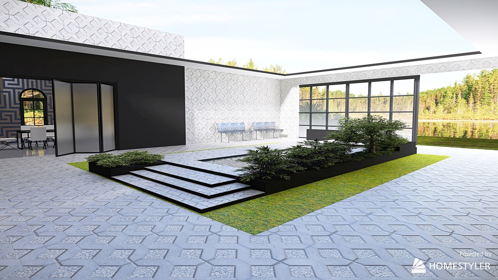 garden 3d design renderings