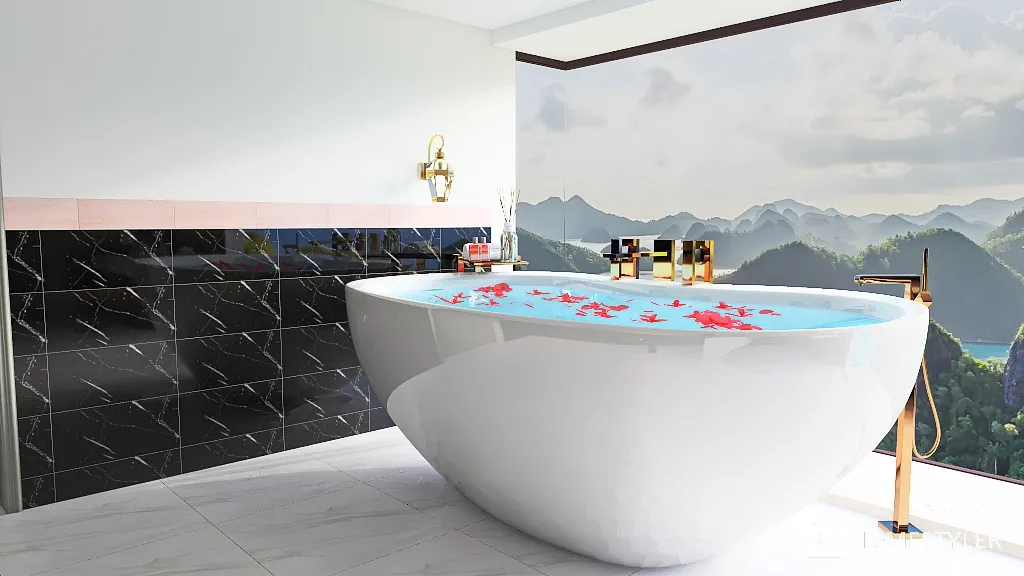 Bathroom 3d design renderings