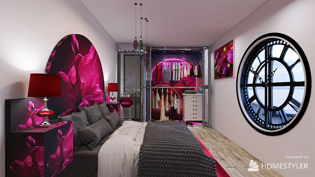 Bedroom 3d design renderings