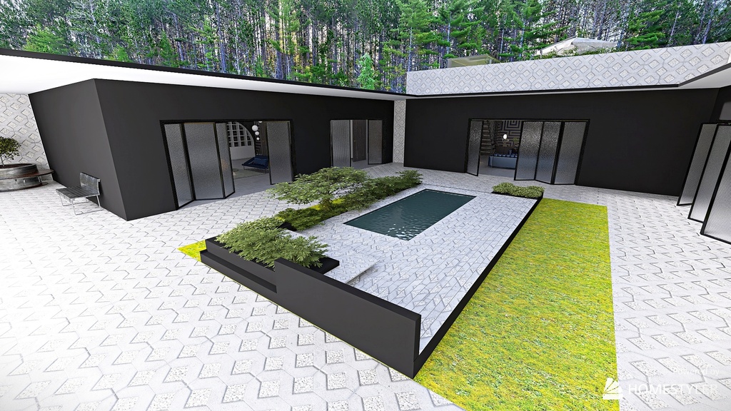 garden 3d design renderings