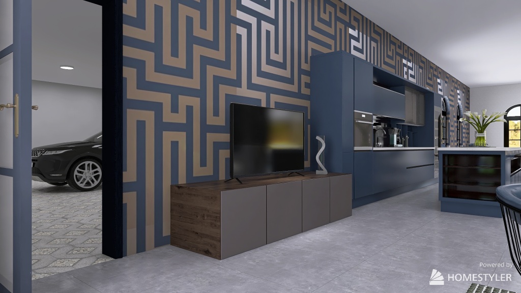 Kitchen /diner 3d design renderings