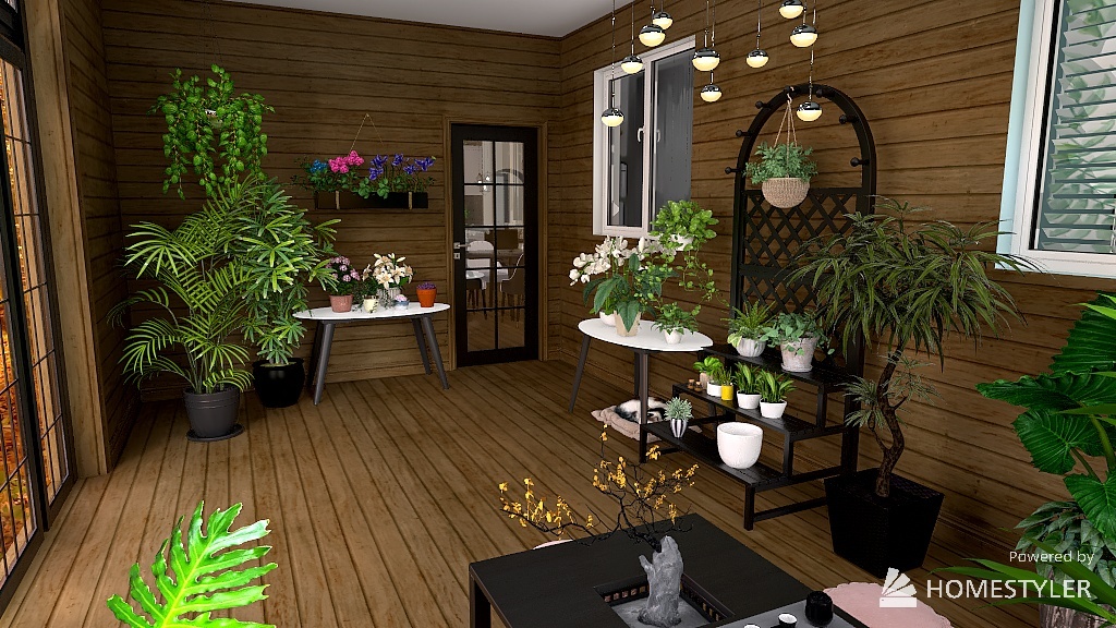 Conservatory 3d design renderings